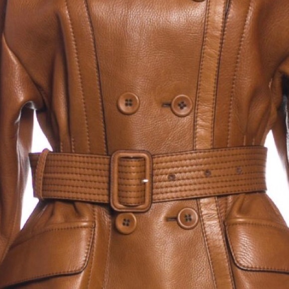 SOLD🎈BURBERRY PRORSUM LEATHER JACKET - Picture 4 of 8